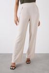 Dorothy Perkins Pull On Linen Look Wide Leg Trousers thumbnail 2