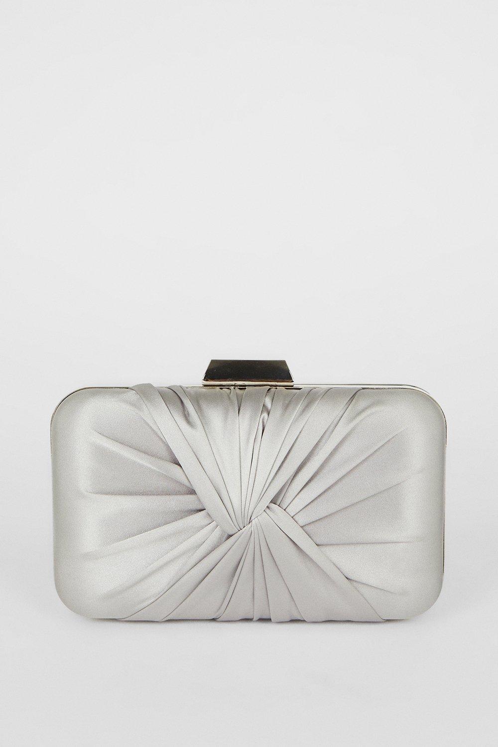 Pewter clutch bag hot sale dorothy perkins