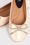 Dorothy Perkins Polka Diamante Bow Ballet Flats thumbnail 4