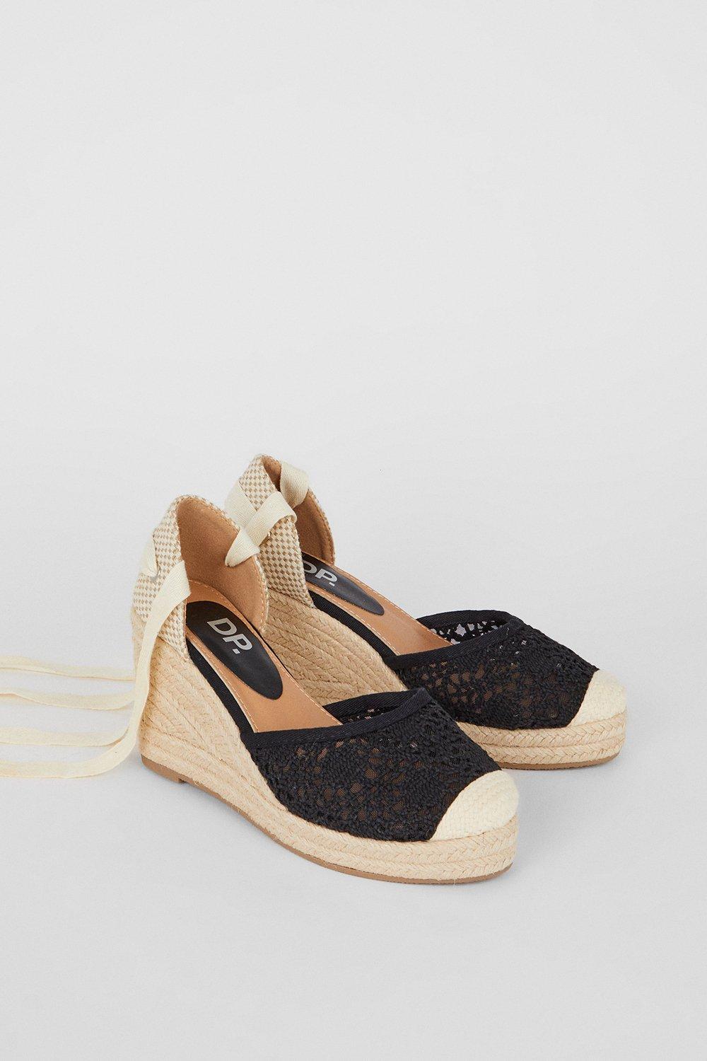 Gucci on sale crochet wedges