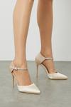 Dorothy Perkins Dami Satin Embellished Two Part Court Shoes thumbnail 1