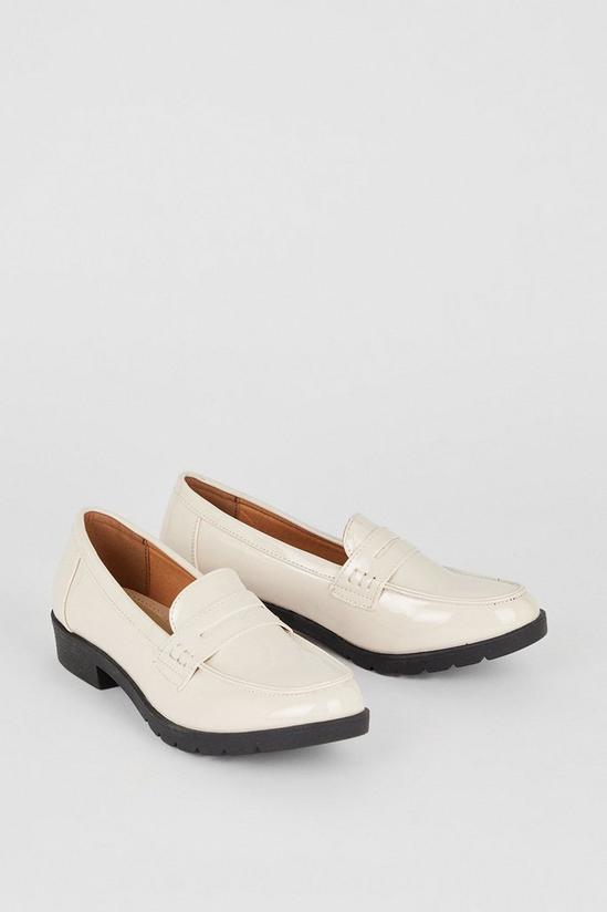 Dorothy Perkins Liane Patent Penny Loafers 3