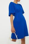 Dorothy Perkins Cobalt Flutter Sleeve Mini Dress thumbnail 1