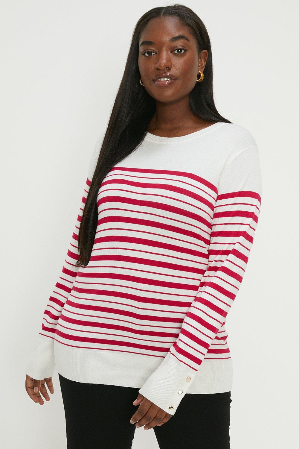 Button hotsell sleeve jumper