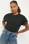 Dorothy Perkins Tall Lace Trim Sleeve T-shirt thumbnail 4