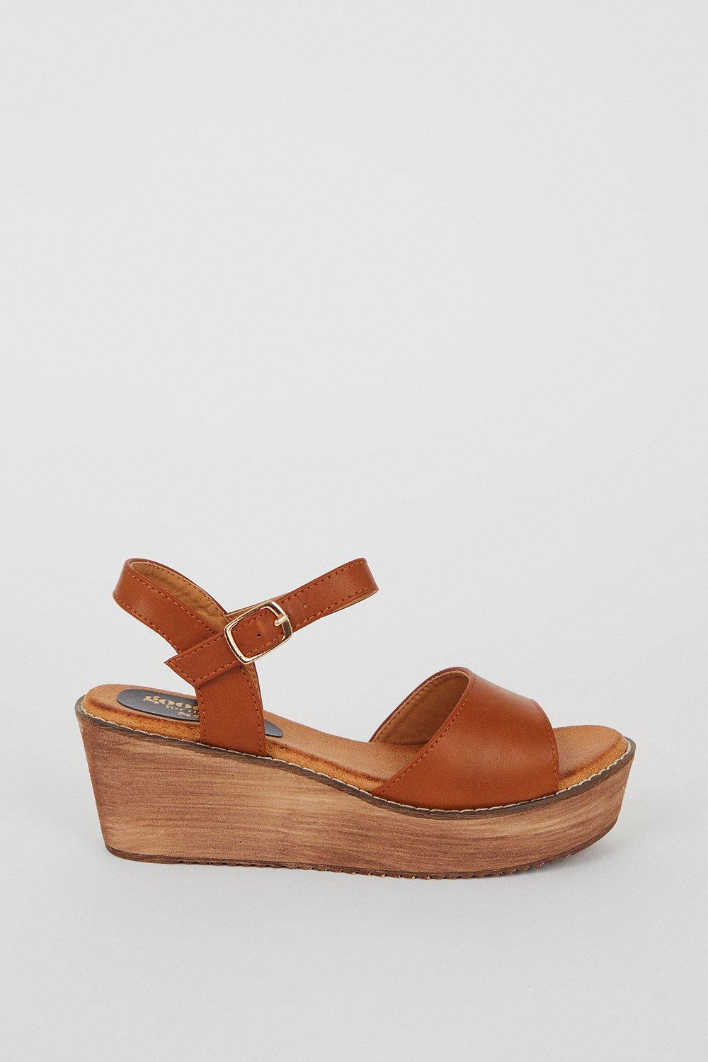 Tan wedges dorothy on sale perkins