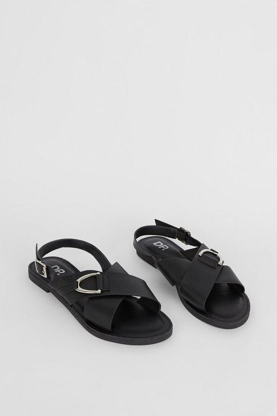 Dorothy Perkins Felicia Cross Strap Flat Sandals 3