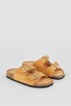 Dorothy Perkins Flossy Two Strap Footbed Flat Sandals thumbnail 3