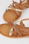 Dorothy Perkins Fifi Sparkly Multi Strap Flat Sandals thumbnail 4