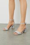 Dorothy Perkins Sully Glitter Two Part Heel Sandals thumbnail 1