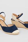Dorothy Perkins Extra Wide Fit Rolo Closed Toe Canvas Wedges thumbnail 4