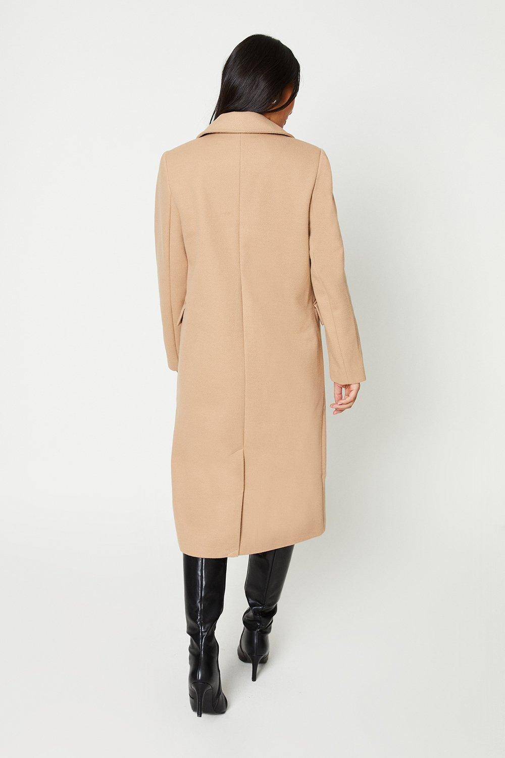 Dorothy perkins petite outlet camel coat