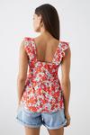 Dorothy Perkins Petite Red Floral Strappy Blouse thumbnail 3
