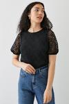 Dorothy Perkins All Over Lace Puff Sleeve Top thumbnail 1