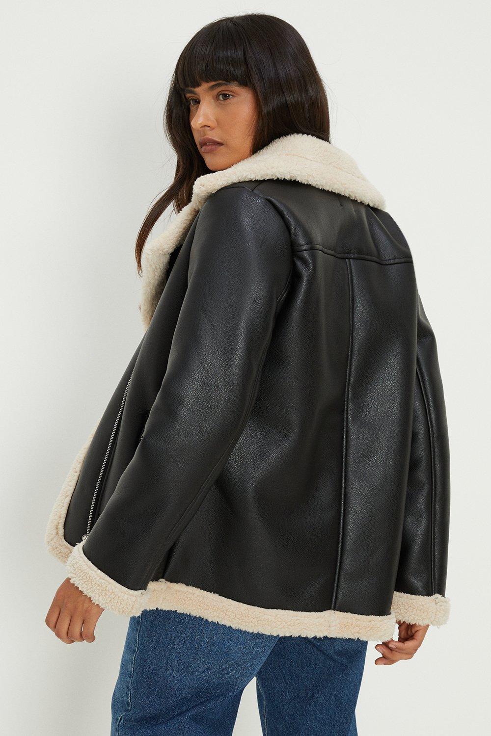 Dorothy perkins sale aviator jacket