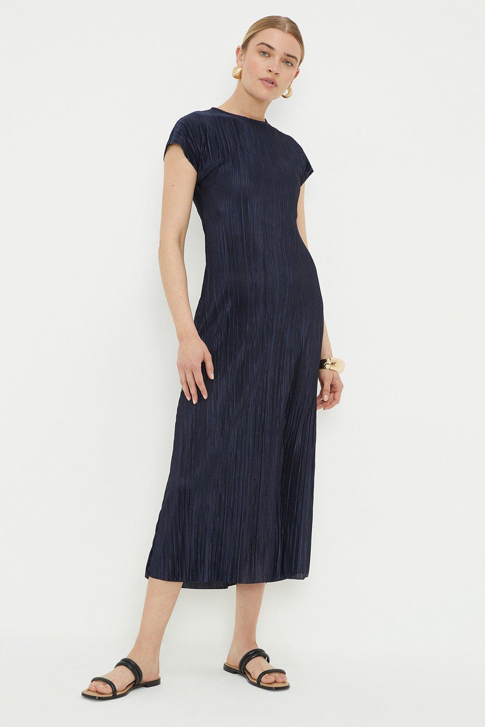 Dorothy perkins navy blue on sale dress