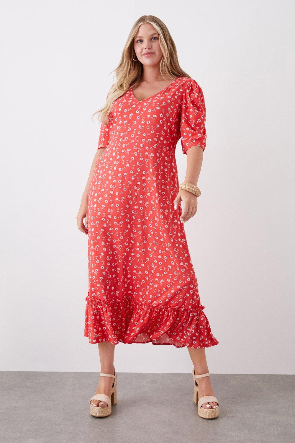 Dorothy perkins red polka clearance dot dress