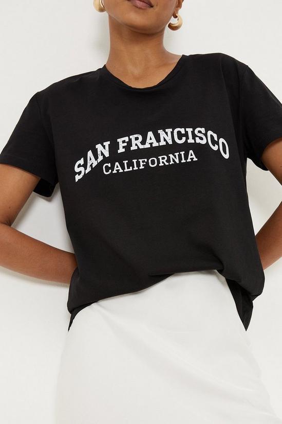 Dorothy Perkins San Francisco Longline Logo T-shirt 2