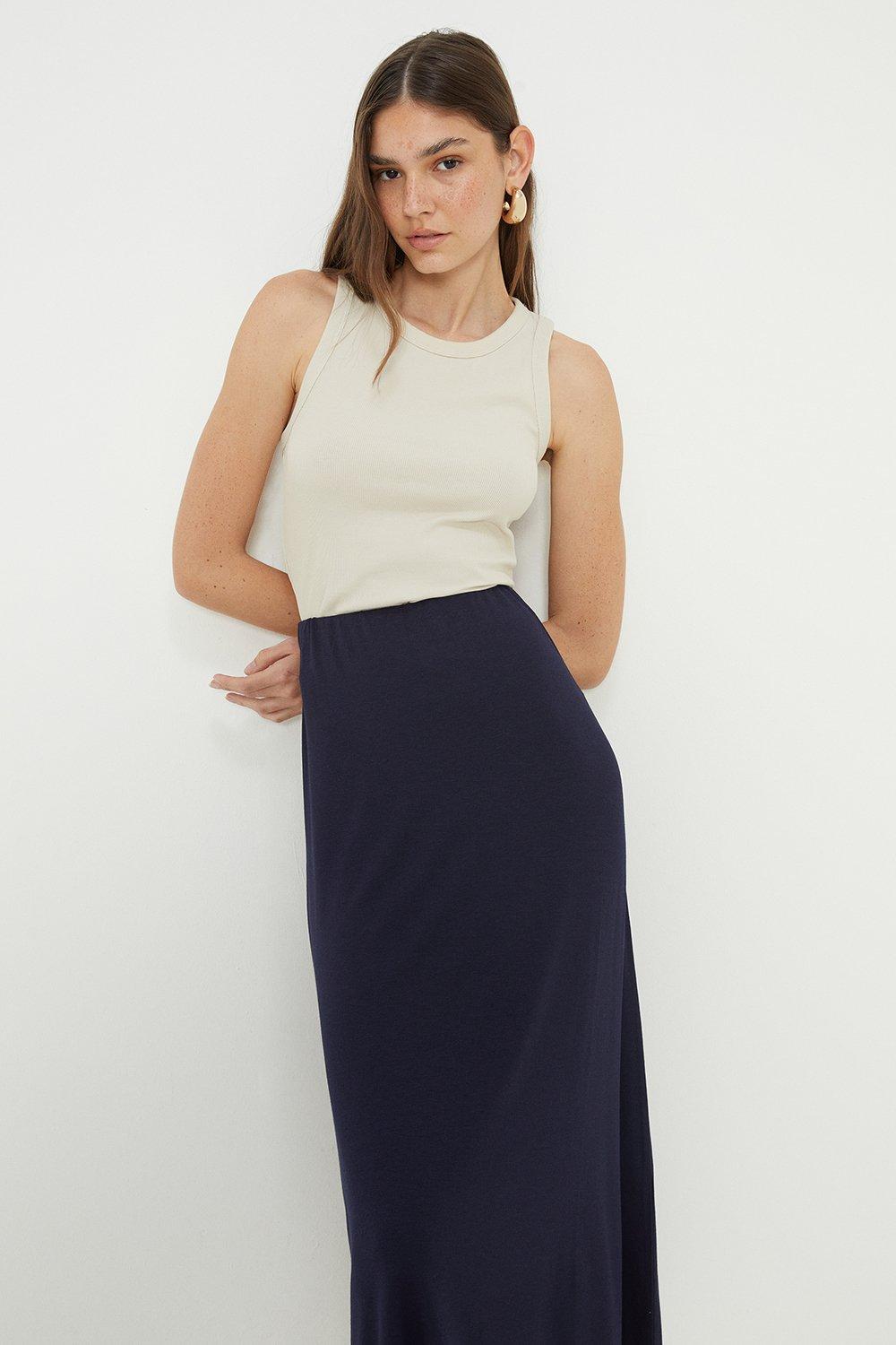 Navy skirt dorothy on sale perkins