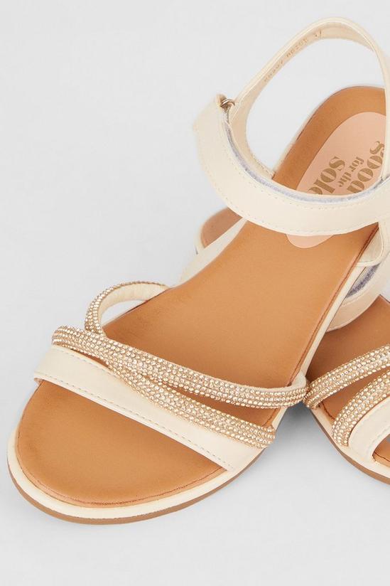 Good For the Sole Good For The Sole: Wide Fit Moni Flat Sandals 4