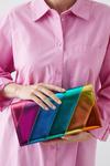 Dorothy Perkins Faith: Magic Multi Coloured Clutch Bag thumbnail 1
