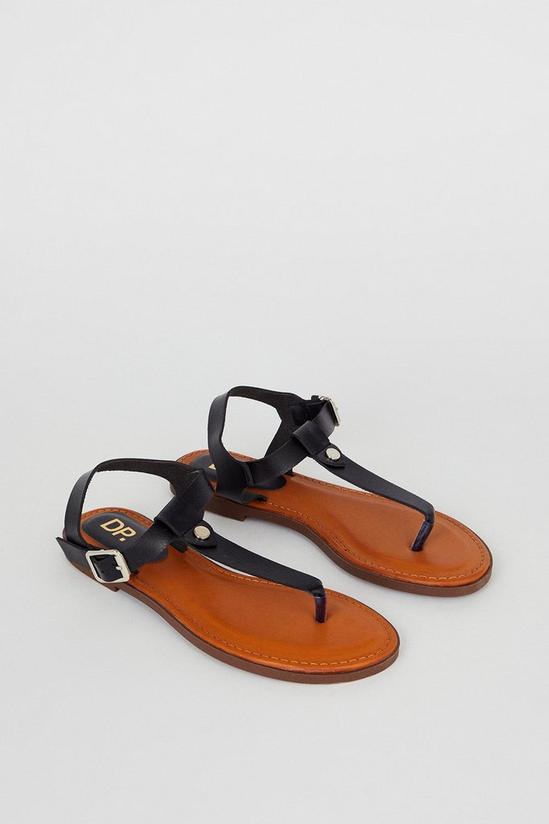 Dorothy Perkins Fleur Toe Thong Flat Sandals 3