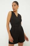 Dorothy Perkins Belted Tailored Playsuit thumbnail 1