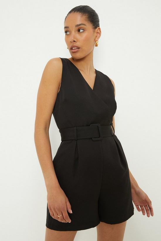 Dorothy Perkins Belted Tailored Playsuit 1