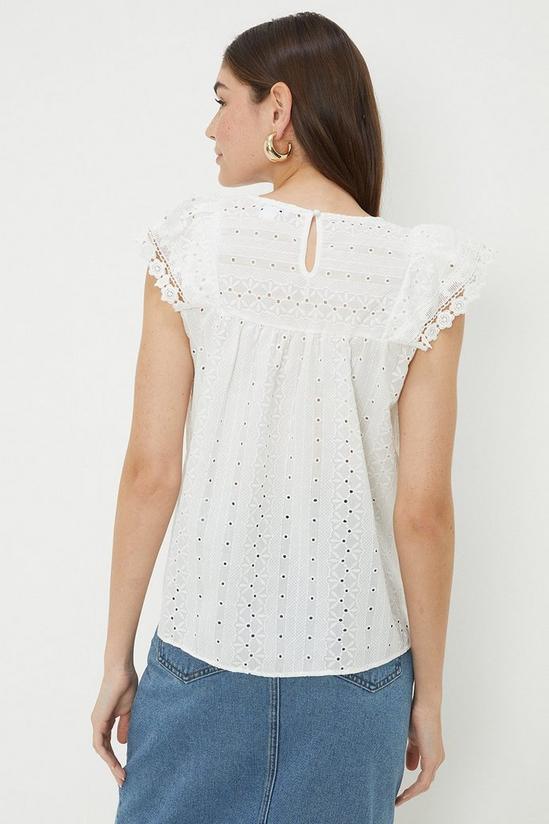 Dorothy Perkins Broderie Frill Top 3