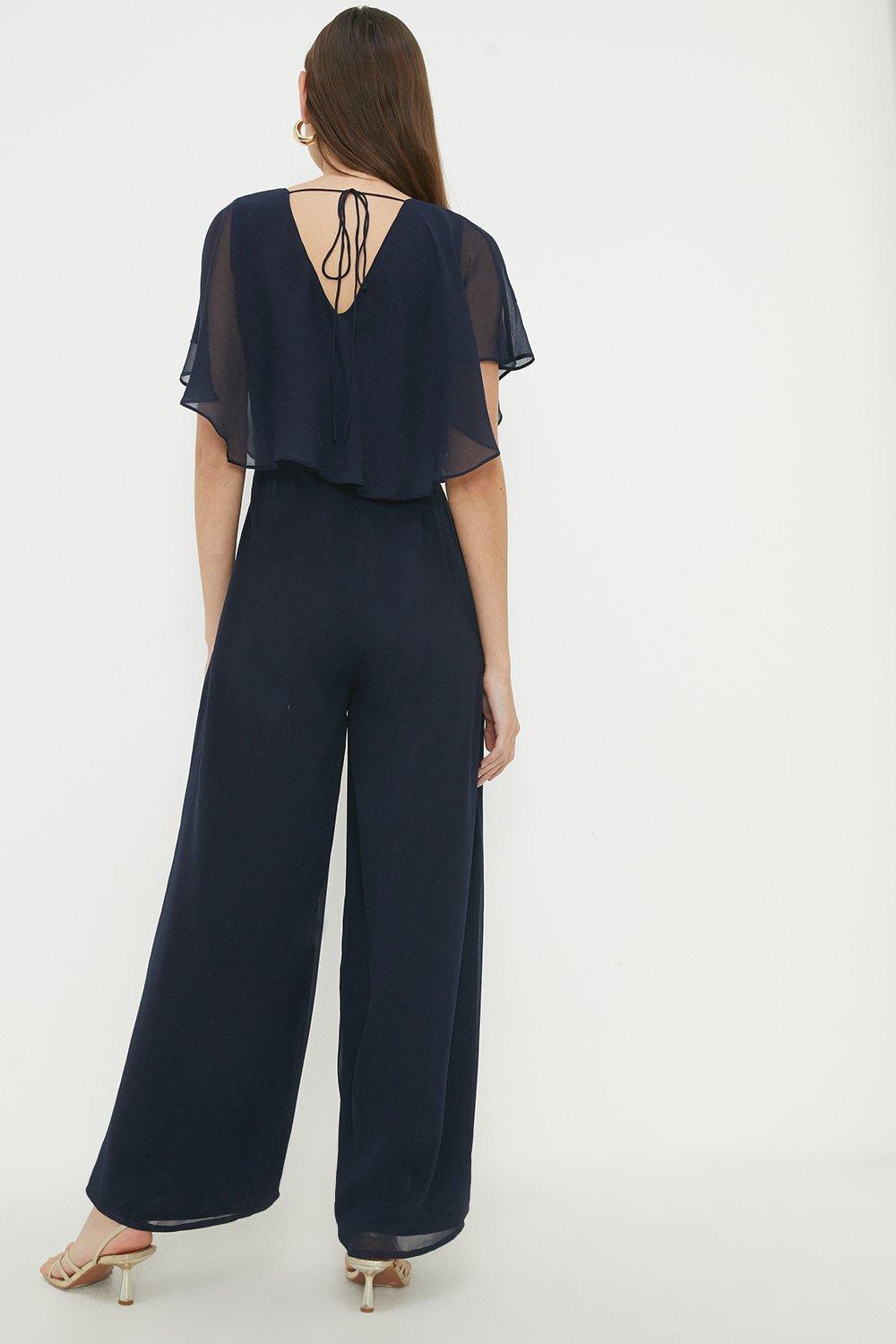 Dorothy perkins navy hot sale jumpsuit