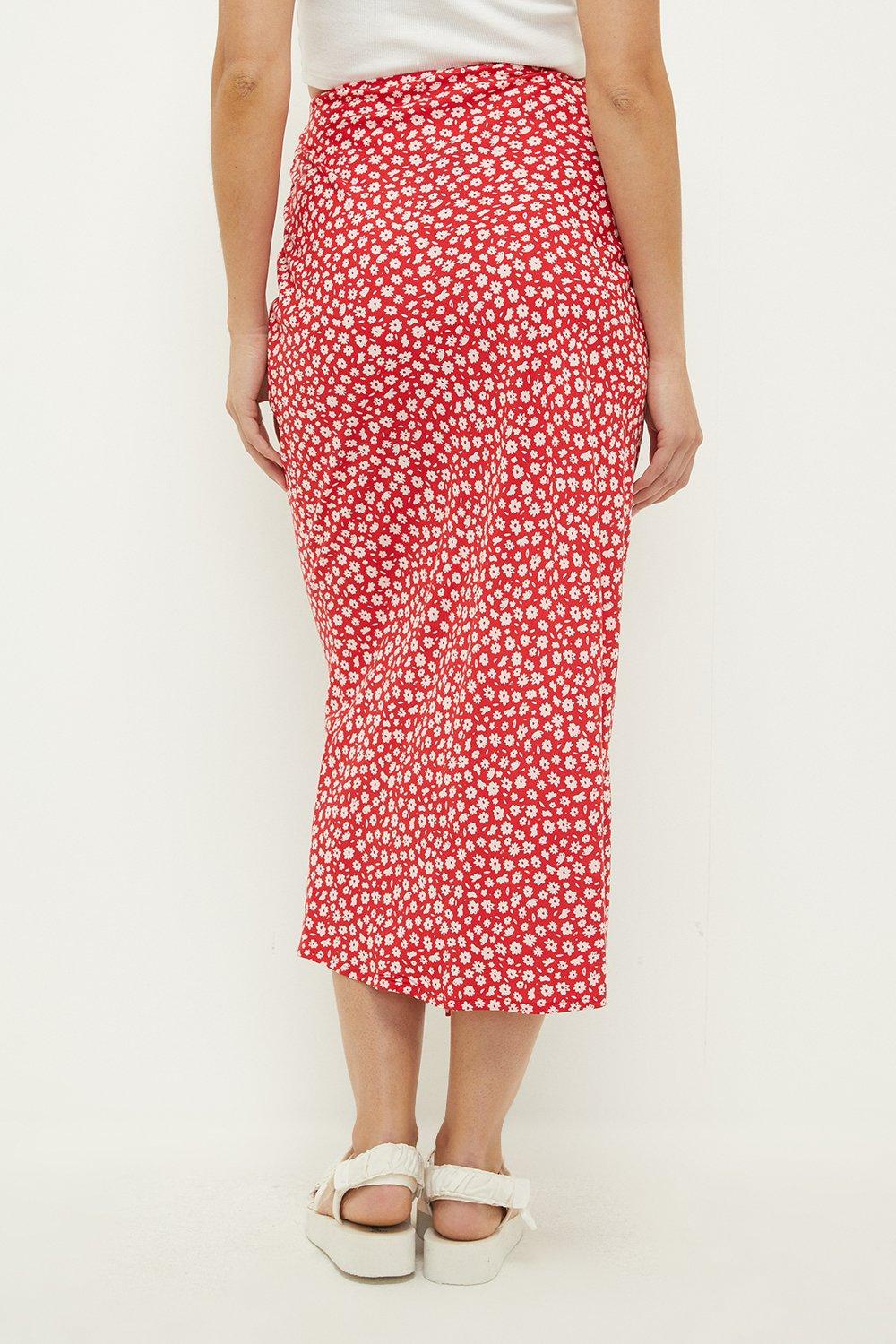 Dorothy perkins shop red pencil skirt