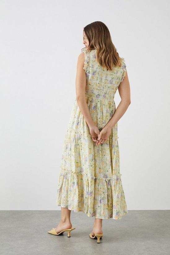 Dorothy Perkins Soft Floral Tiered Midi Dress 3