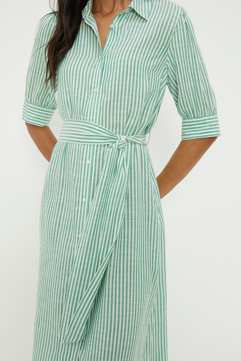 Dorothy perkins green shirt dress sale