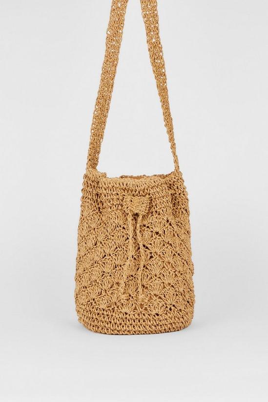 Dorothy Perkins Dara Crochet Drawstring Bucket Bag 2
