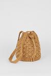 Dorothy Perkins Dara Crochet Drawstring Bucket Bag thumbnail 3