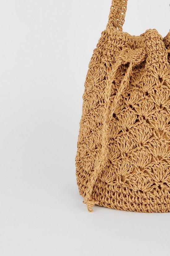 Dorothy Perkins Dara Crochet Drawstring Bucket Bag 4