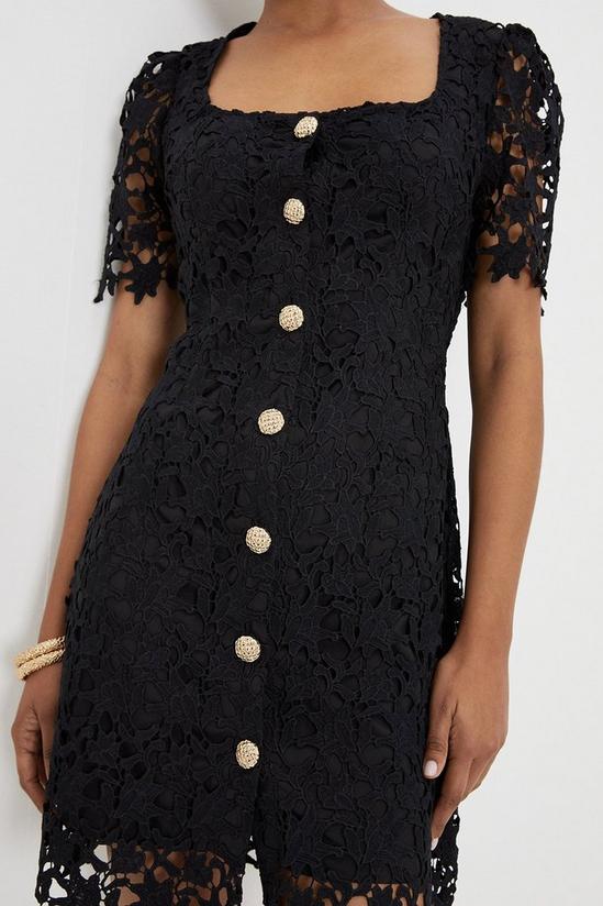 Dorothy Perkins Lace Button Front Mini Dress 2
