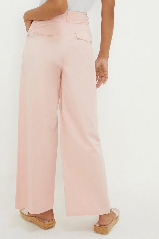 Dorothy Perkins Wide Leg Cotton Trousers 3