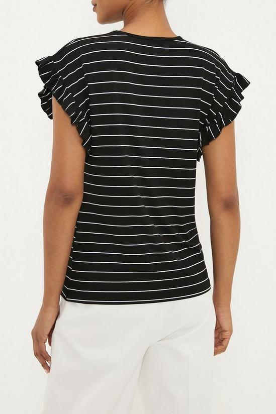 Dorothy Perkins Frill Trim Stripe T-Shirt 4
