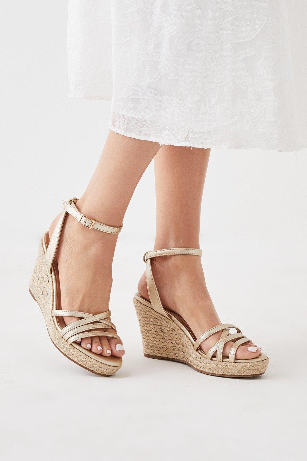 Womens Roxi Barely There Wedges