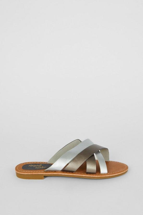 Good For the Sole Good For The Sole: Wide Fit Ashley Multistrap Slide 2