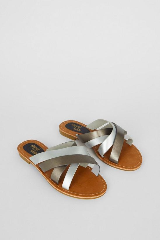 Good For the Sole Good For The Sole: Wide Fit Ashley Multistrap Slide 3