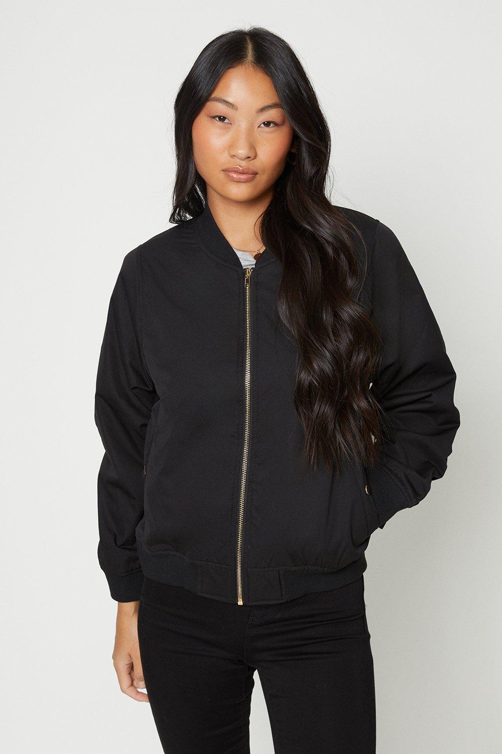 Petite bomber 2024 jacket womens