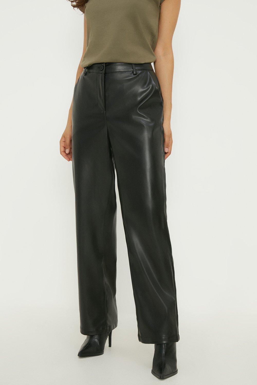 Dorothy perkins leather on sale jeans