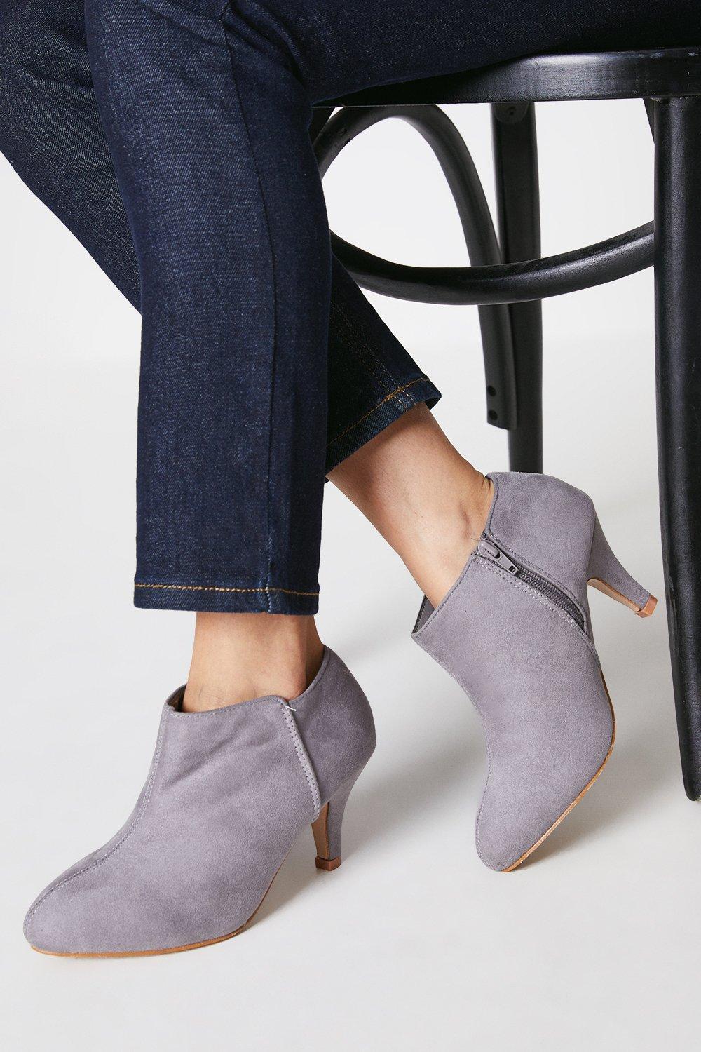 Women's Wide Fit Arlo Shoe Boots - grey - 8