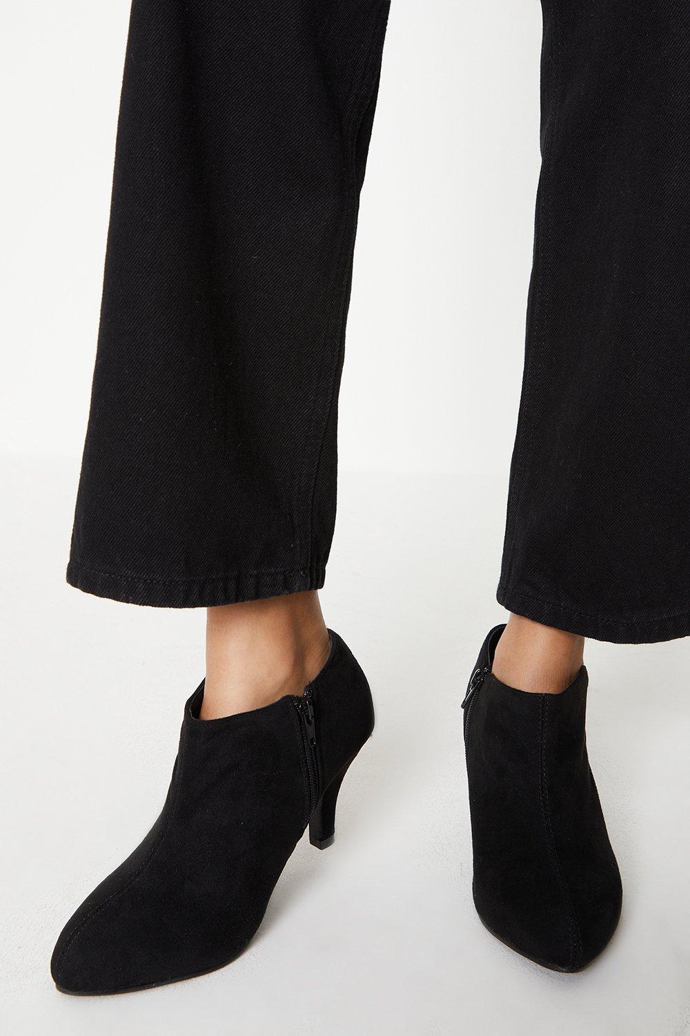 Women’s Wide Fit Arlo Shoe Boots - natural black - 6