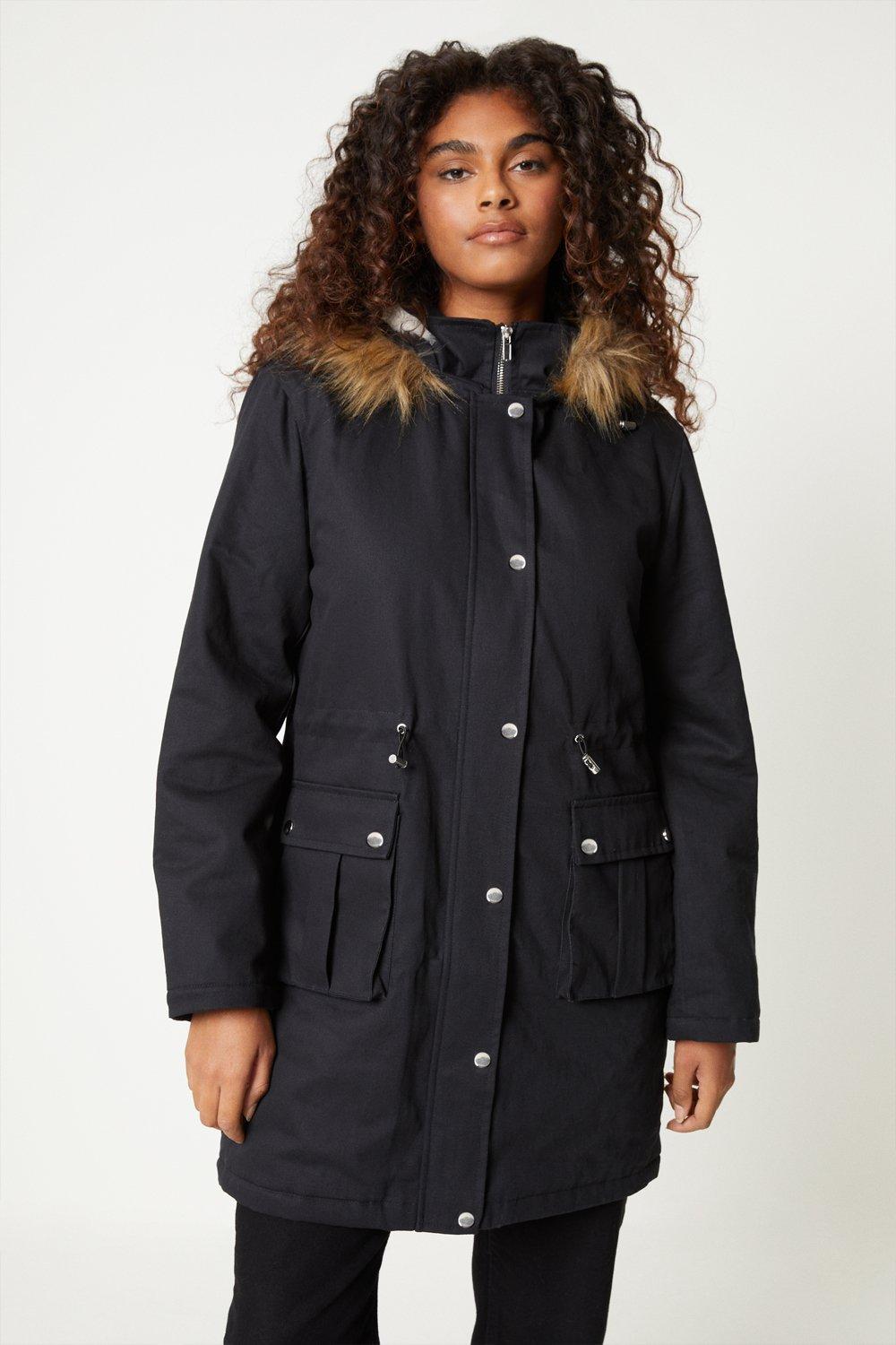 Dorothy perkins clearance parka coat sale