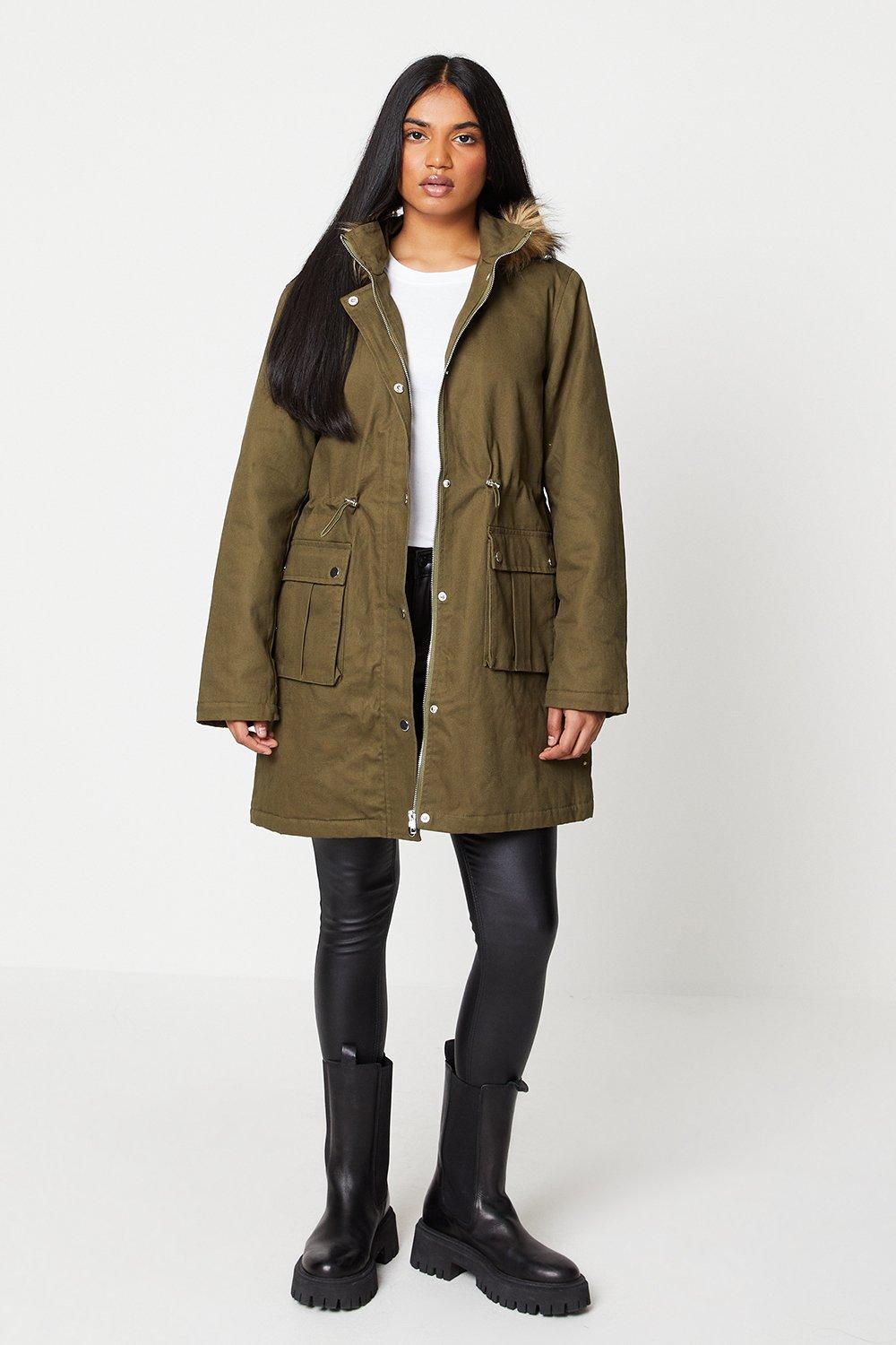 Dorothy perkins best sale parka coat sale