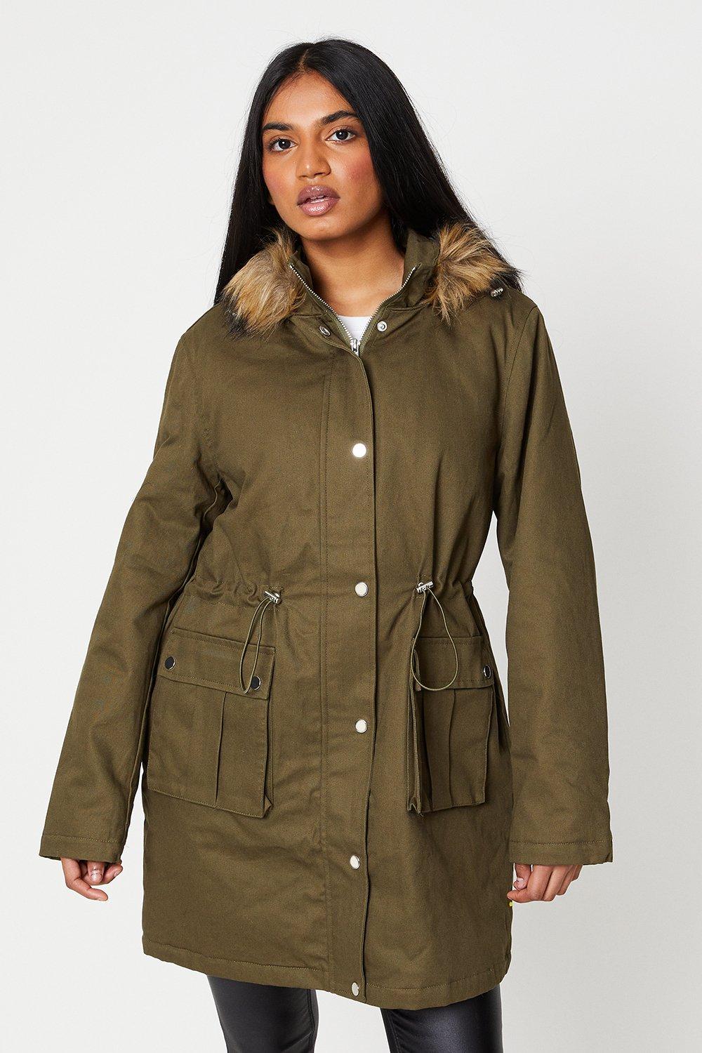 Dorothy perkins shop parka coat sale