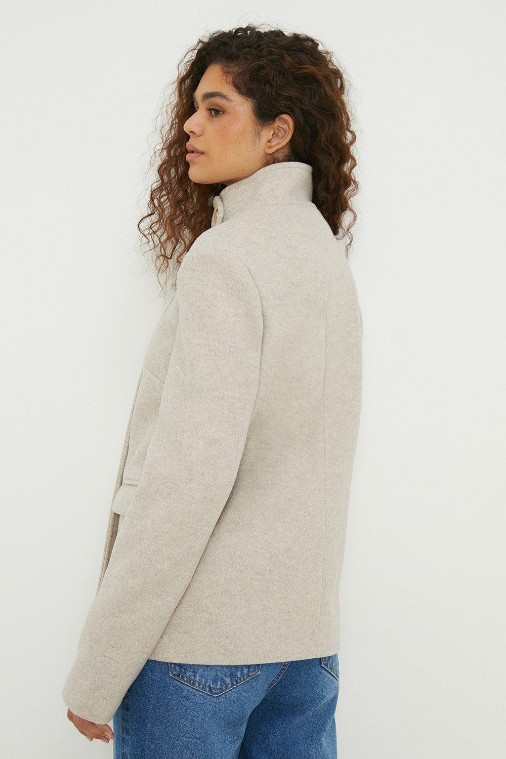 Dorothy perkins funnel neck coat sales